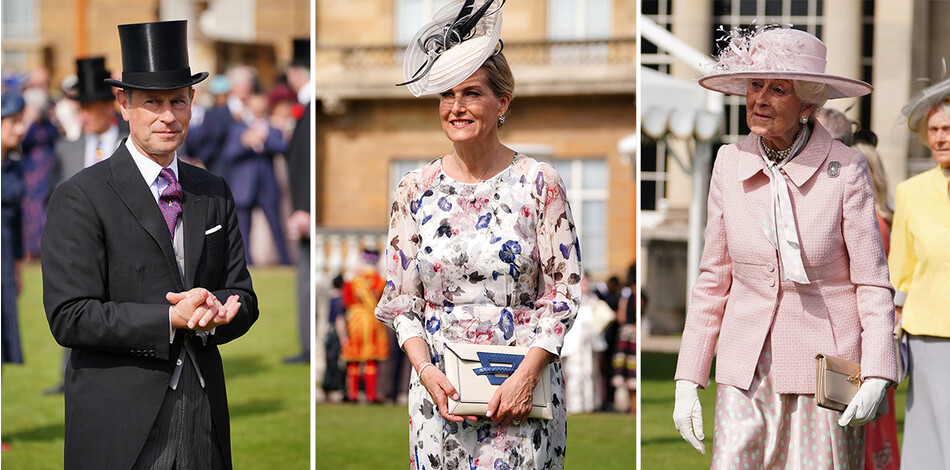 Принц Эдвард, Софи Уэссекская и принцесса Александра посещают летнюю вечеринку в саду королевы в Букингемском дворце 18 мая 2022 года в Лондоне, Англия
