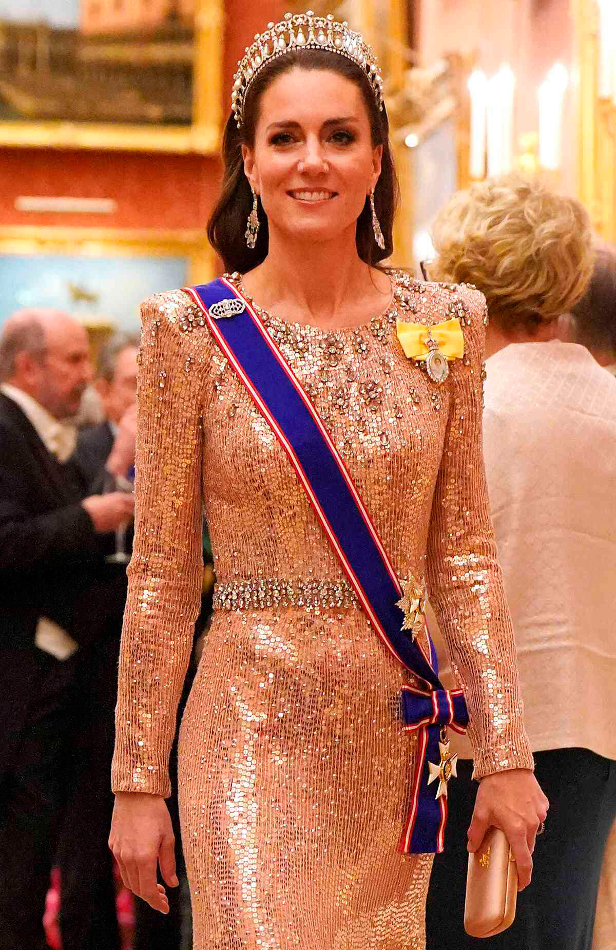 Кейт Миддлтон вновь надела тиару с богатым прошлым по случаю королевского визита
