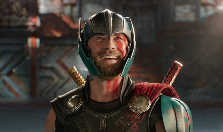 Крис Хемсворт в роли супергероя Тора из кинематографической вселенной Marvel