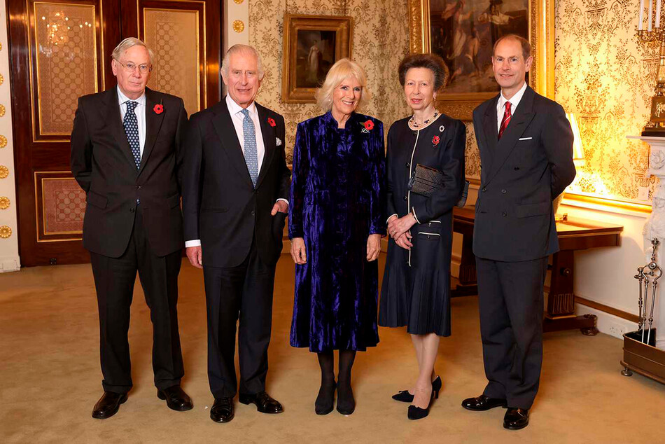 Члены королевской семьи Великобритании принимают медалистов сборной Великобритании по Олимпийским играм в Токио в Букингемском дворце 2 ноября 2022 года, Лондон, Англия&nbsp;