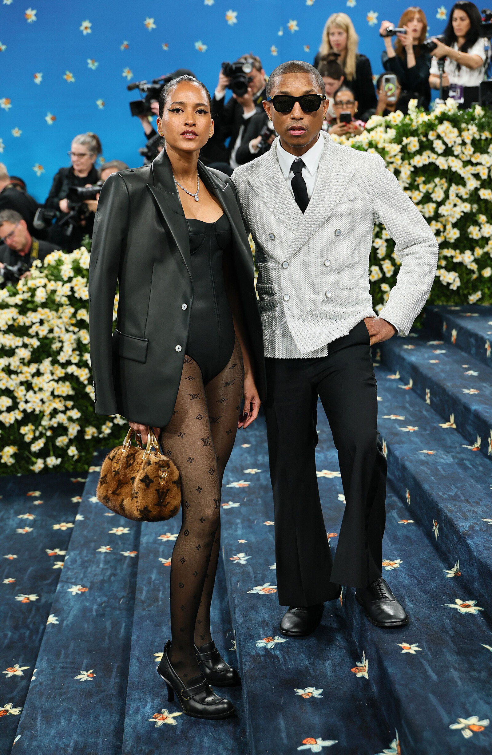 Хелен Ласичан и Фаррелл Уильямс в Louis Vuitton