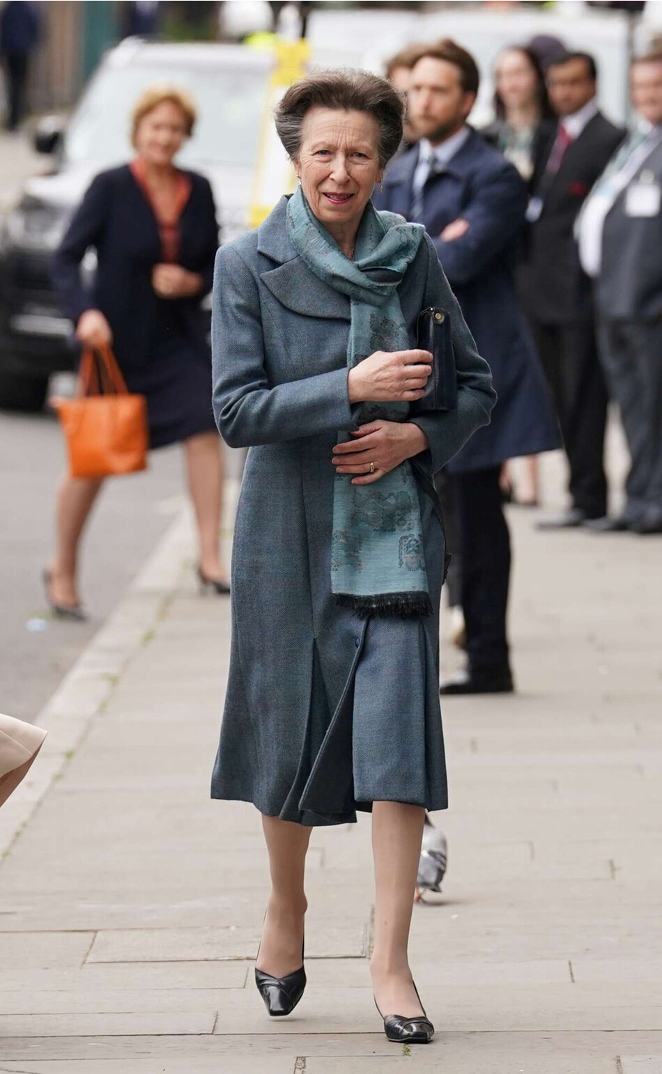 Принцесса Анна, королевская принцесса, 27 апреля 2022 года в Лондоне, Англия