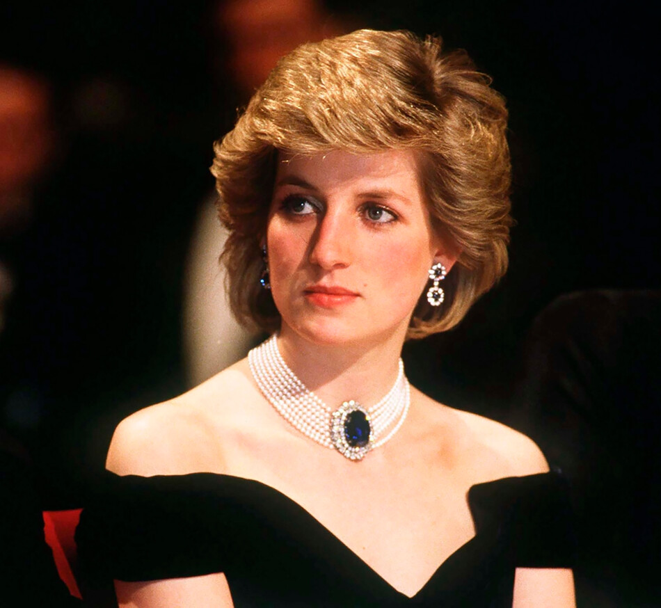 Диана, принцесса Уэльская во время официального приёма 16 апреля 1986 г., Вена, Австрия