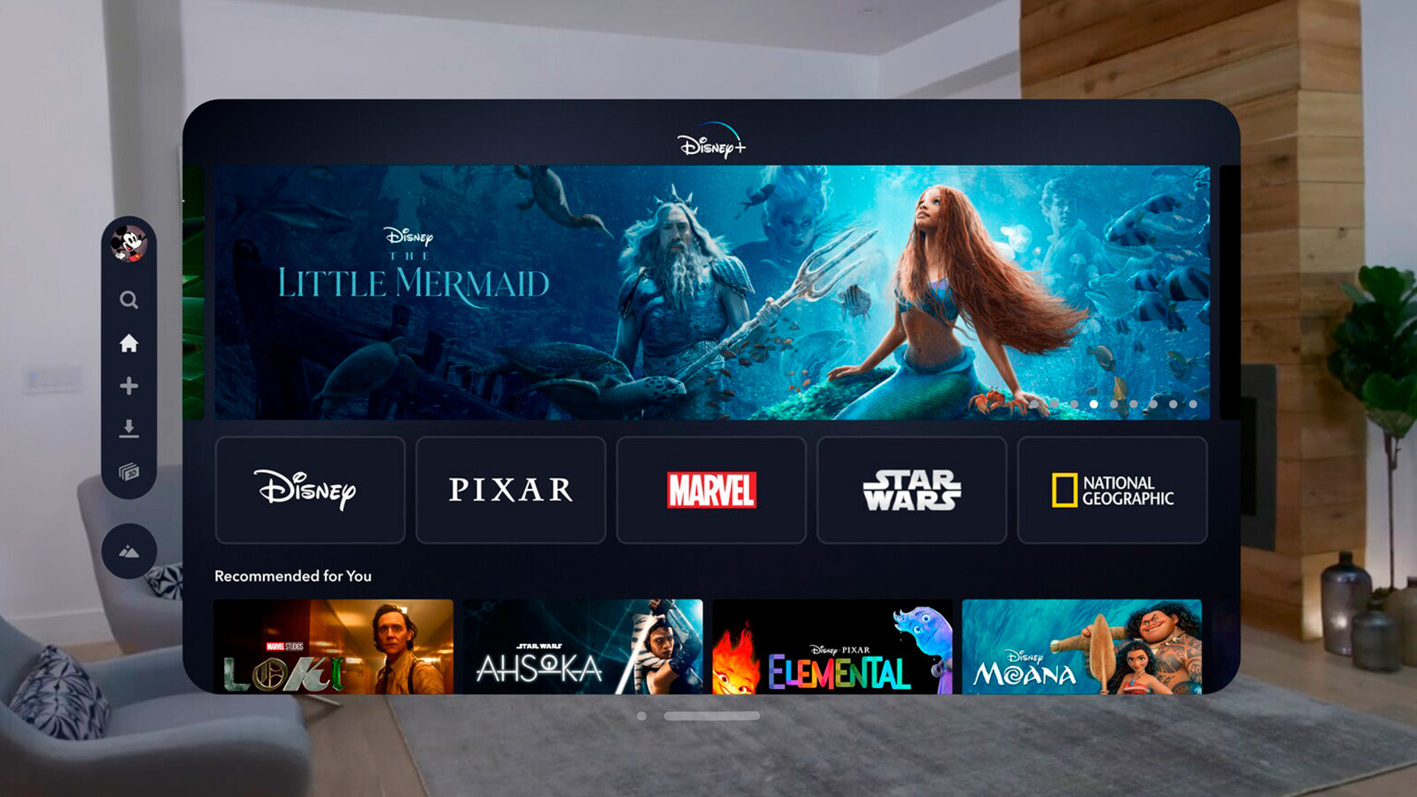 Apple Vision Pro позволит погрузиться в мир Disney у себя дома