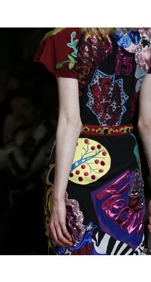 Details Dolce and Gabbana Fall 2018 Ready-to-Wear , Детали Дольче и Габбана осень зима 2018 , Fashion show , неделя моды в Милане , MFW , Mainstyles