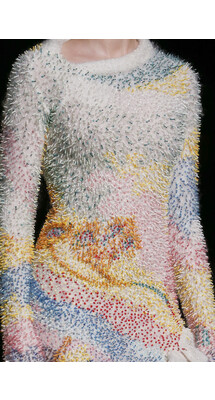 Details collections Mary Katrantzou Fall 2018 Ready-to-Wear , Детали коллекции Мэри Катранзу осень зима 2018 , Fashion show , неделя моды в Лондане , LFW , Mainstyles