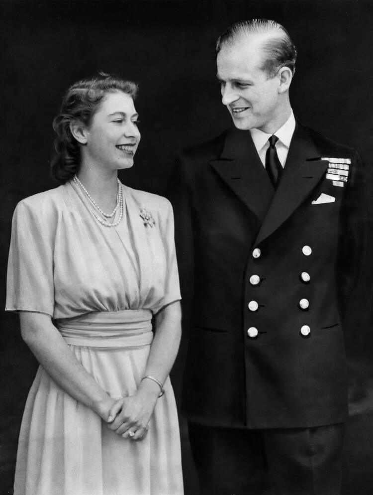 Принцесса Елизавета и принц Филипп, 1947