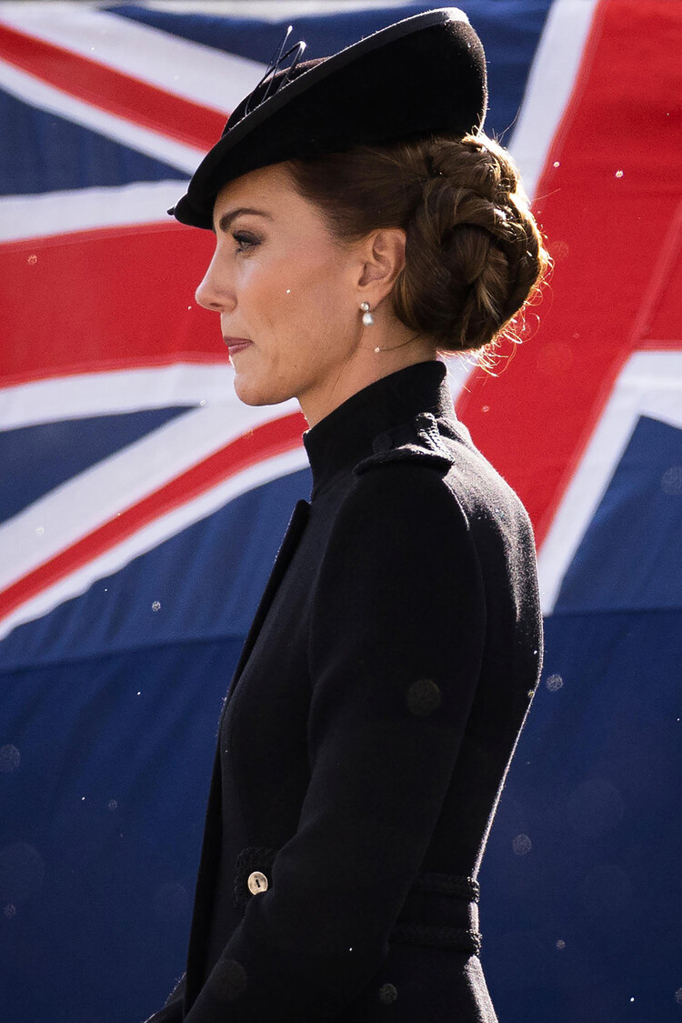 Кэтрин, принцесса Уэльская в Военном учебном центре стран Содружества Пирбрайт 16 сентября 2022 года в Гилфорде, Англия