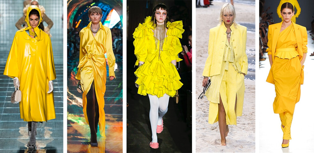 Лимонно-жёлтый тренд весна-лето 2019 Marc Jacobs,&nbsp;Balenciaga, Gucci, Chanel и Max Mara