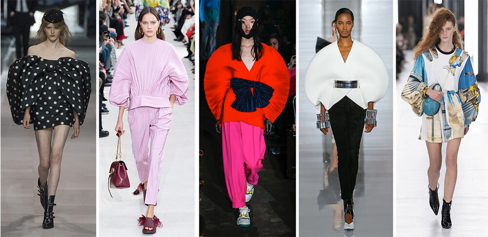Эффектные рукава тренд весна-лето 2019 Celine, Valentino,&nbsp;Gucci,&nbsp;Balmain и Louis Vuitton