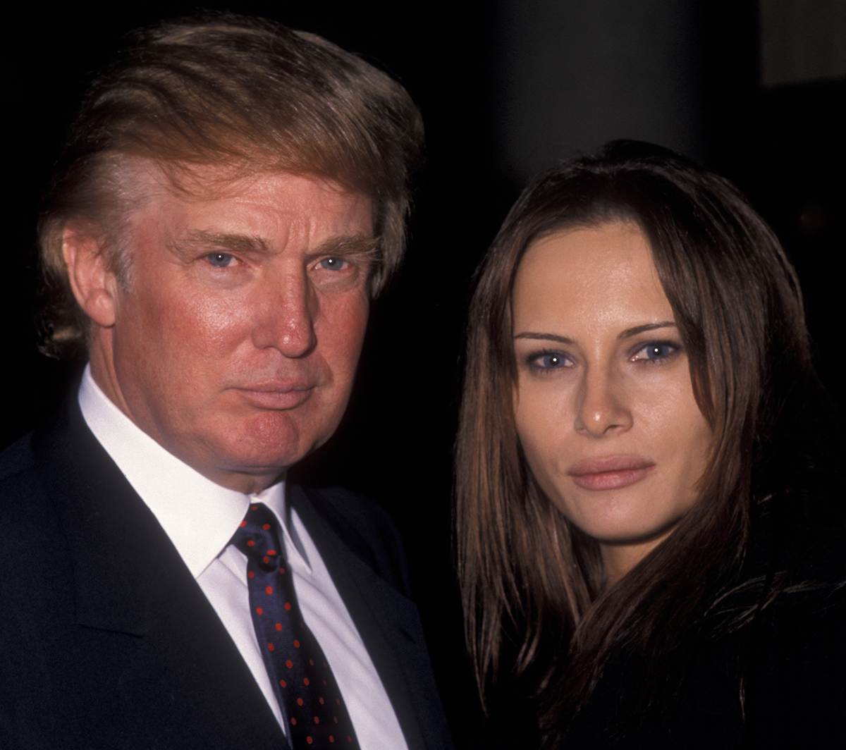 Мелания и Дональд Трамп 1998 год