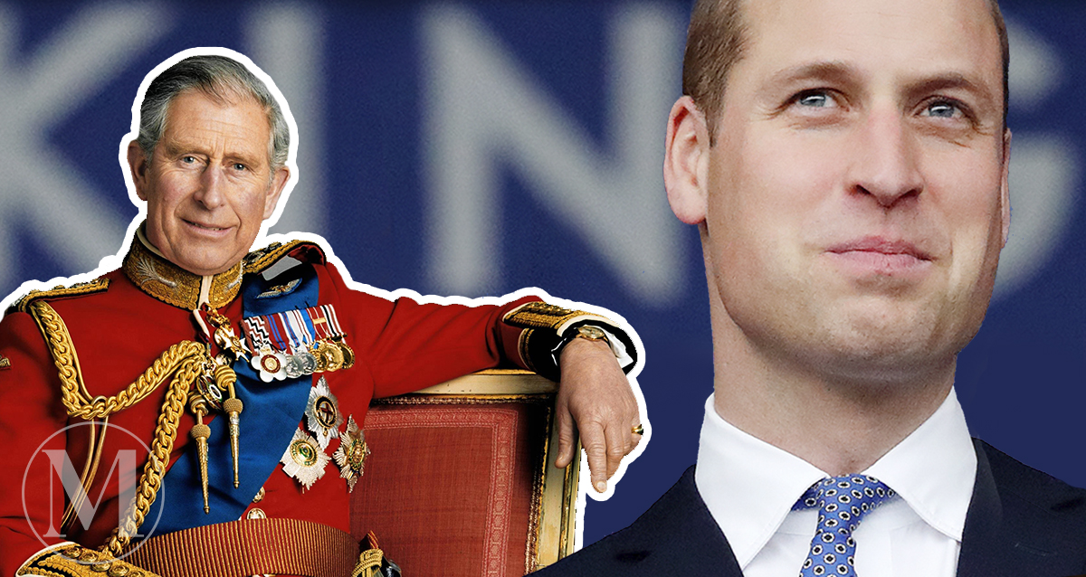 Отречение принца Чарльза от престола в пользу принца Уильяма