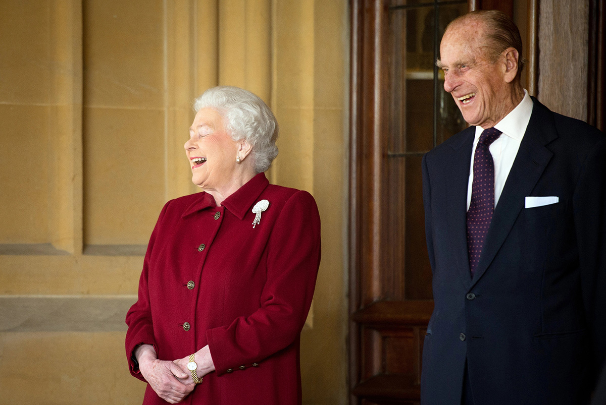 Королева Великобритании Елизавета II и принц Филипп, 2014