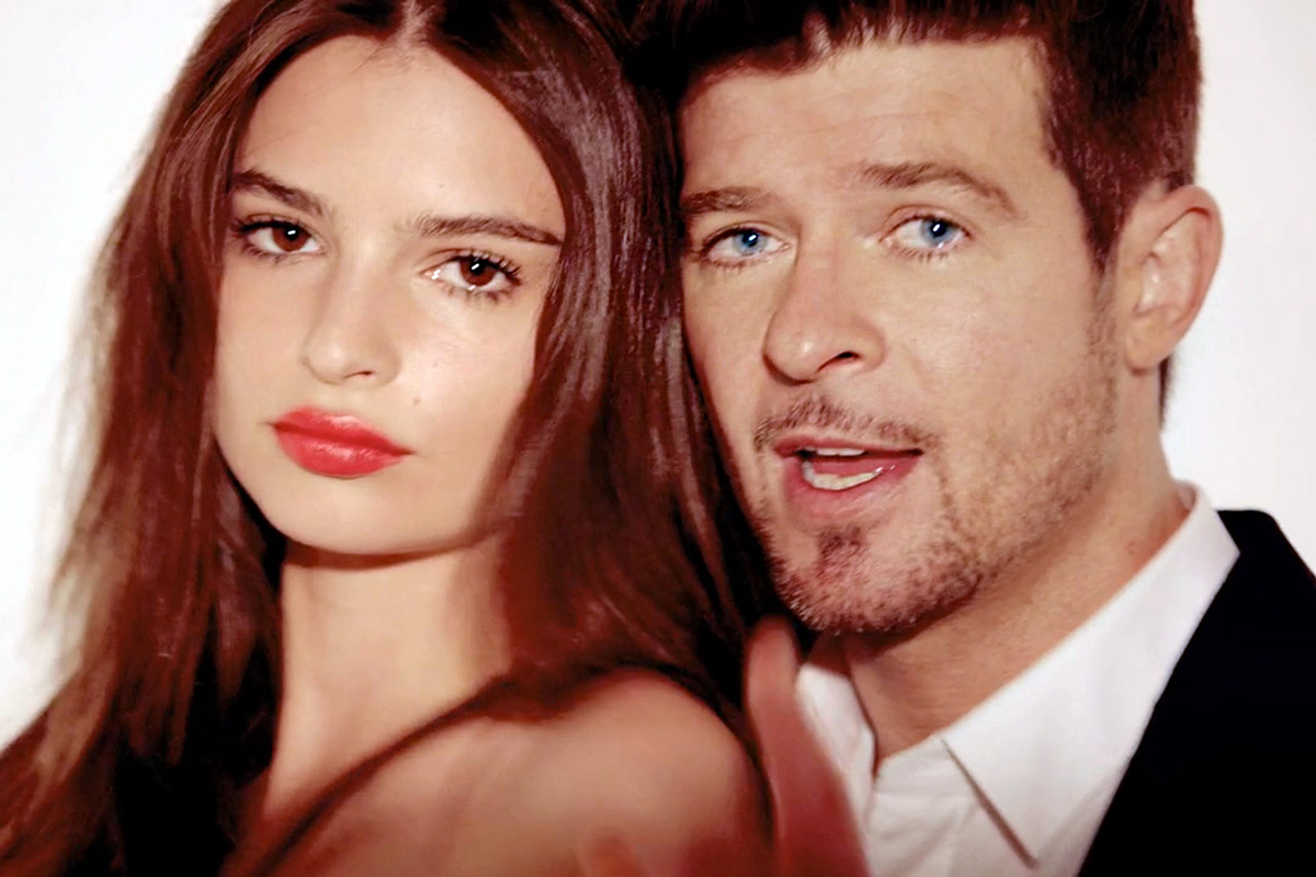 Blurred lines. Робин тик blurred lines.