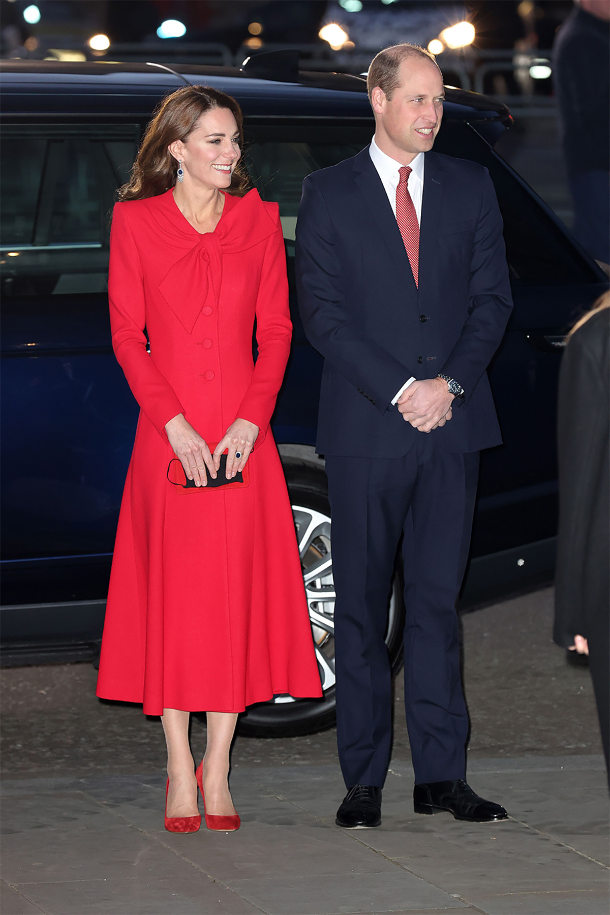 Принц Уильям и Кейт Миддлтон на рождественском концерте, 2021