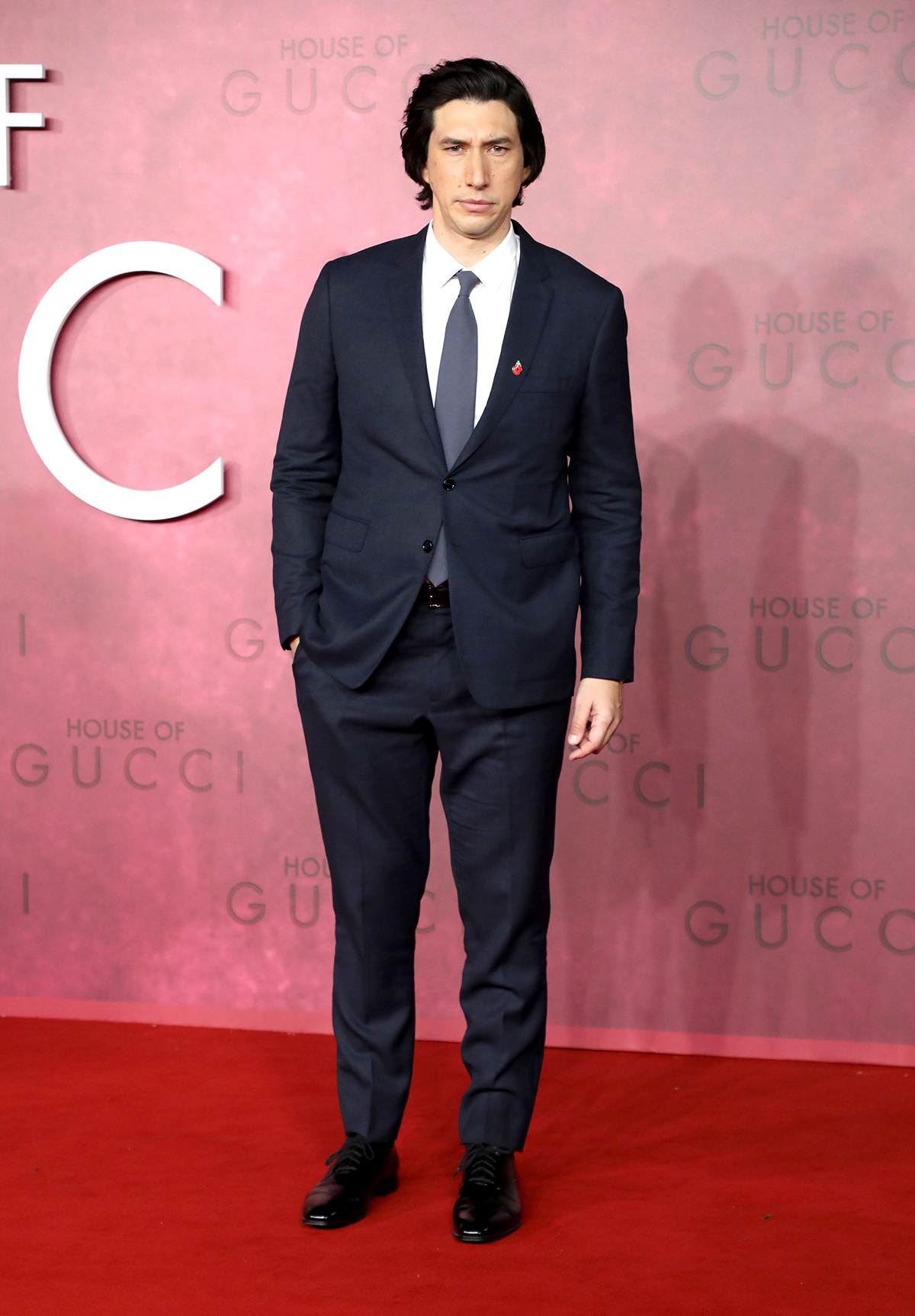Адам Драйвер на премьере фильма «Дом Gucci» в Лондоне, 2021