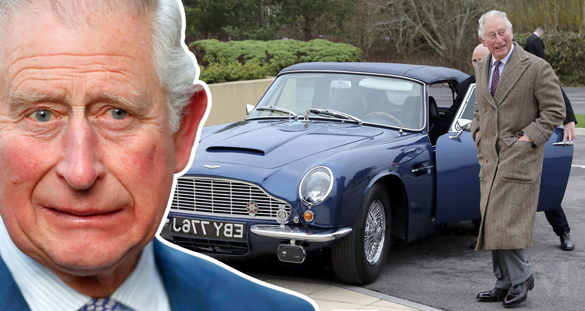 Принц Чарльз говорит, что его автомобиль Aston Martin, подаренный ему королевой на 21 день рождения, работает на вине и сыре