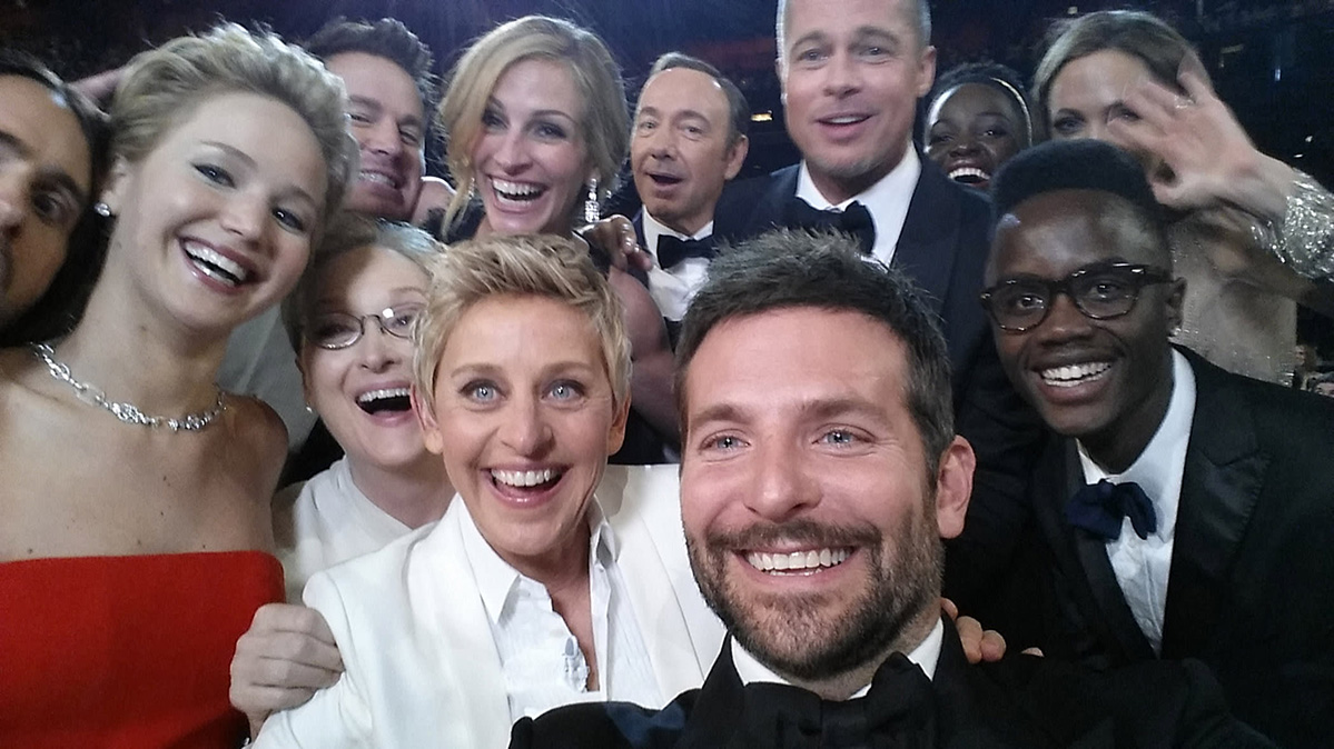 Знаменитости во время 86-й ежегодной церемонии вручения премии Оскар в Dolby Theater 2 марта 2014 года в Голливуде, Калифорния