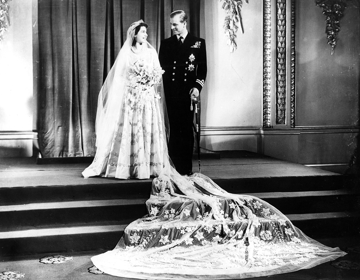Елизавета II и принц Филипп свадьба